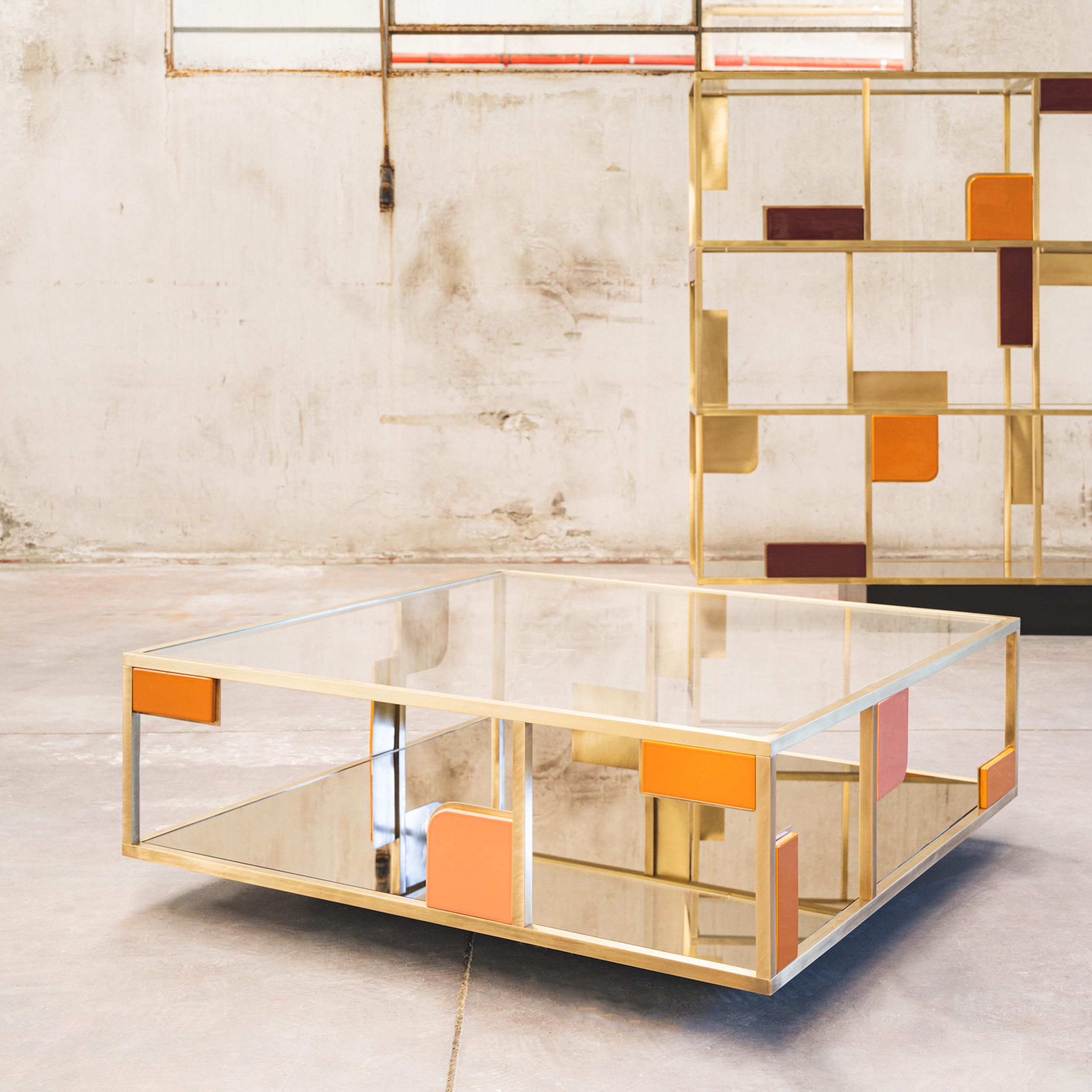 Sunset - Square coffee table 